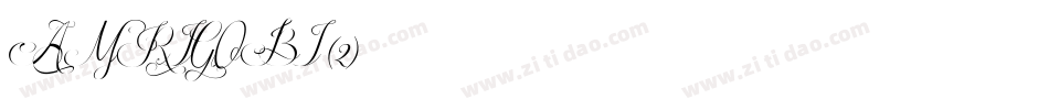 AMRIGOBI (2)字体转换